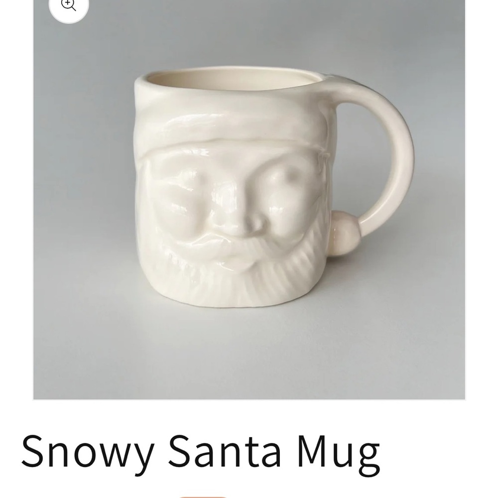 The Burlap Bag Santa Mug 1 of 4